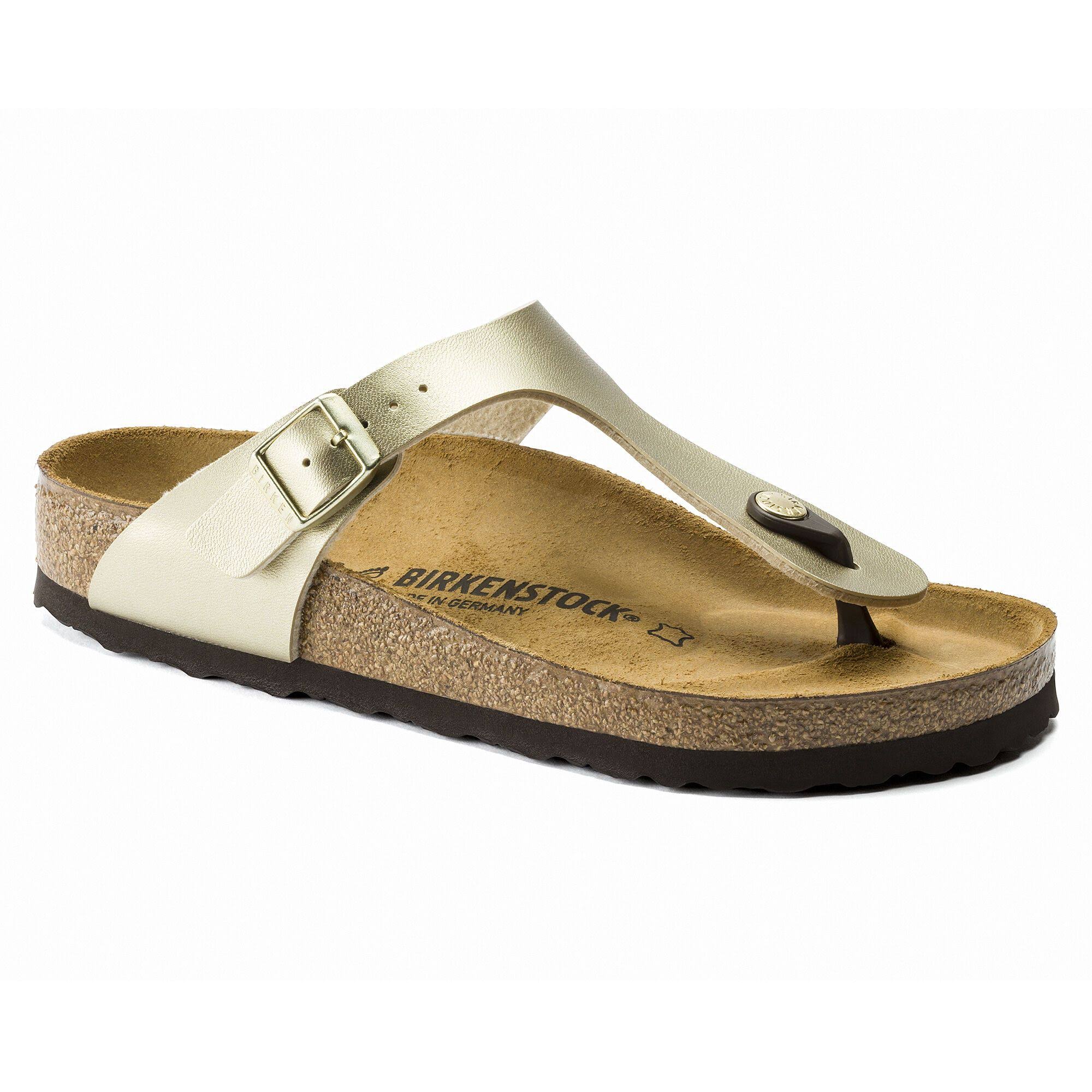 Birkenstock Women's Gizeh Birko-Flor Gold / 41
