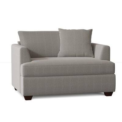 Birch Lane Willisville 39x22 Armchair Body Fabric: Hanover Concrete
