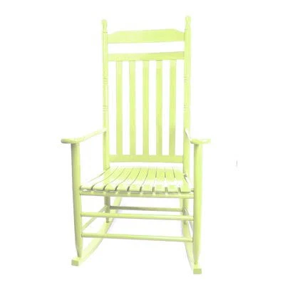 Ermera Rocking Chair Color: Coastal Green