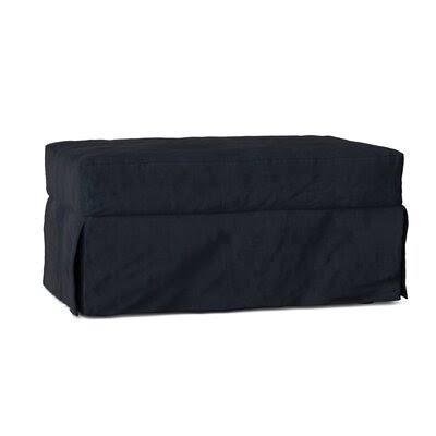 Birch Lane Fairchild 44x22 Rectangle Standard Ottoman Body Fabric: Tina Indigo