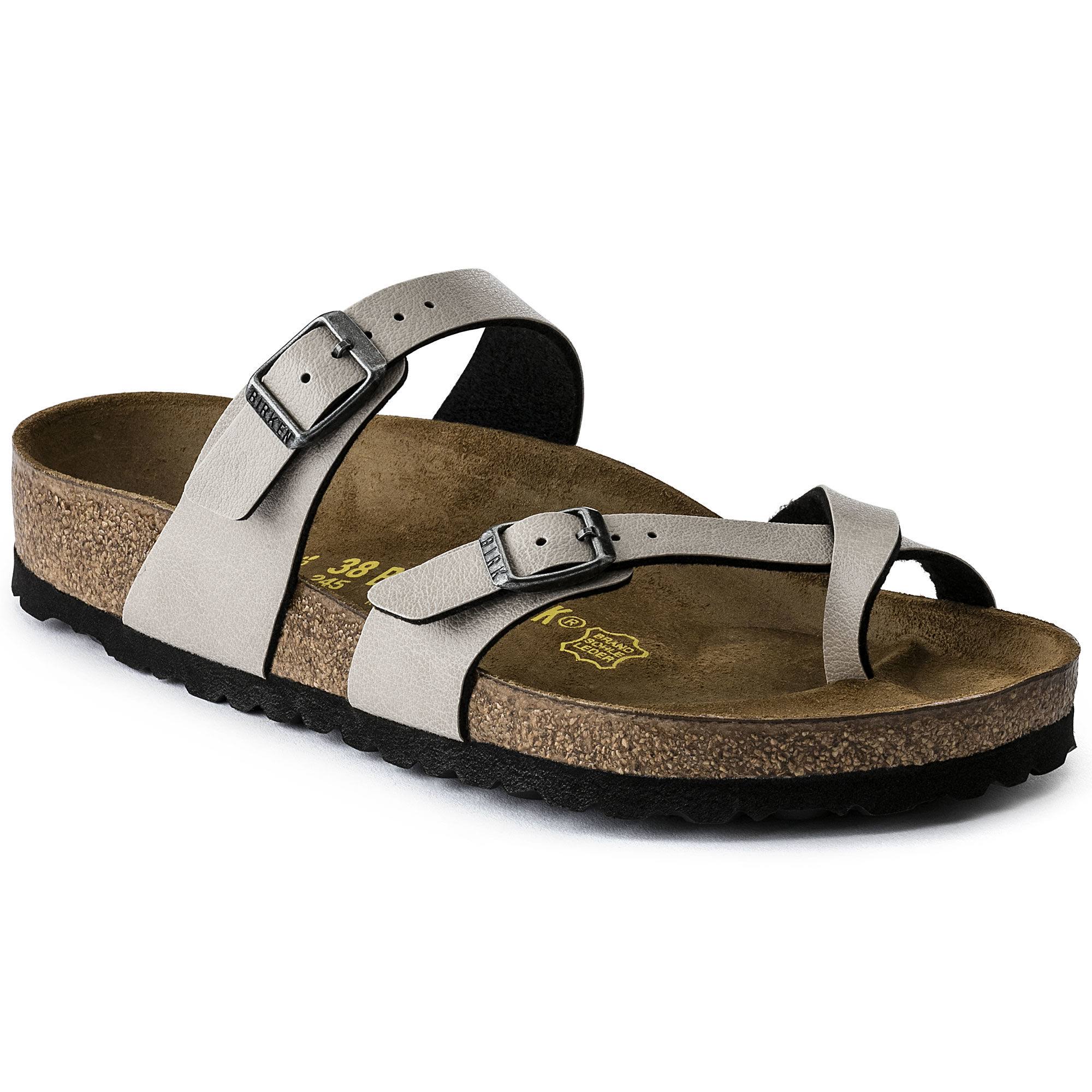Women's Birkenstock Mayari Birko-Flor Sandal, Size 8-8.5Us - Grey