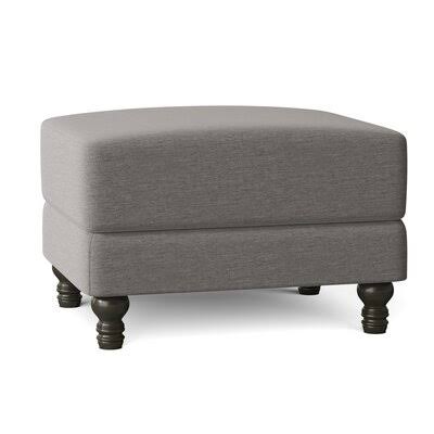 Birch Lane Montgomery 31x22 Rectangle Standard Ottoman Body Fabric: Sunbrella Flagship Pewter