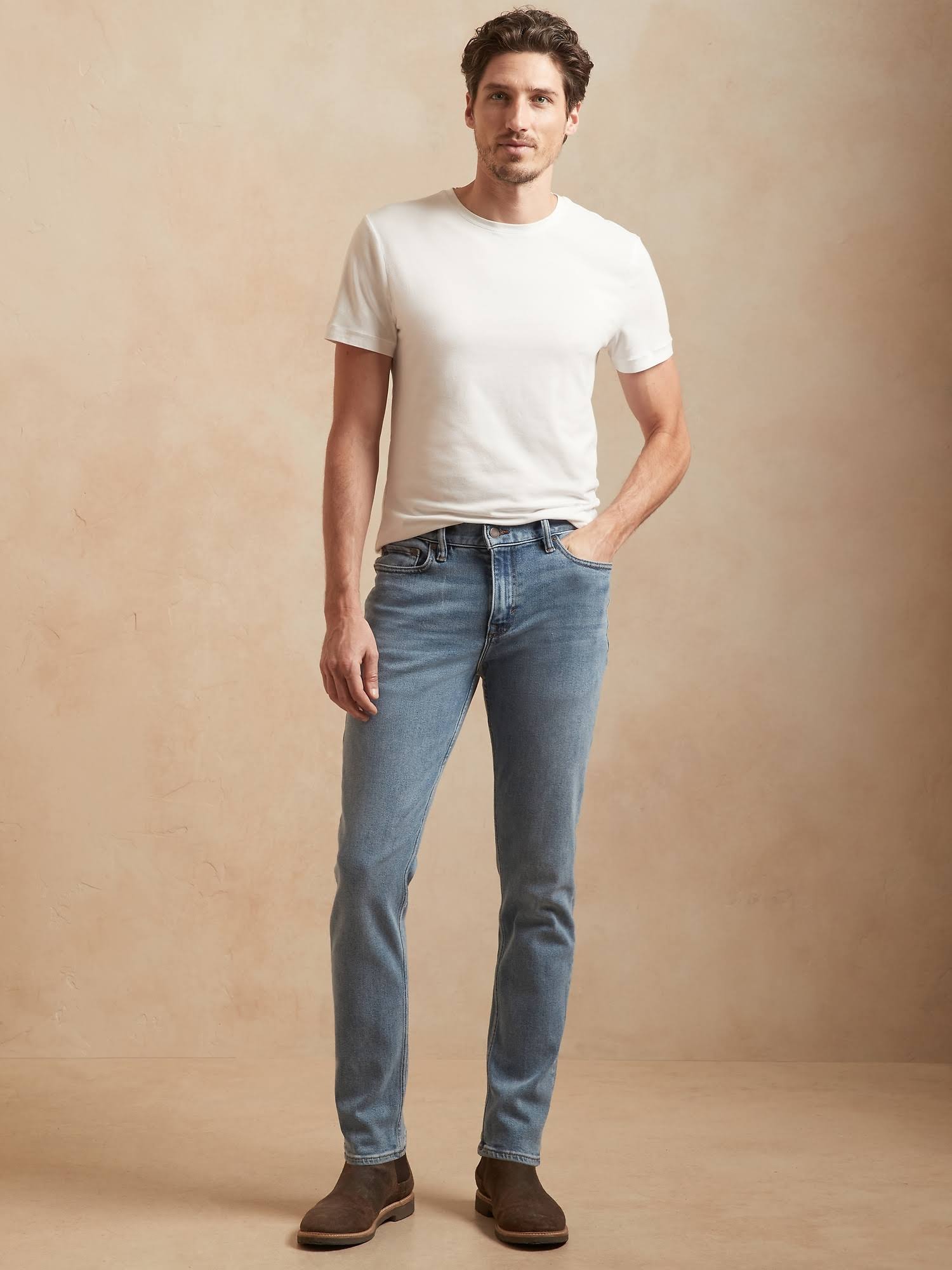 Banana Republic Men's Slim Legacy Jean Light Wash Size 33W 30L