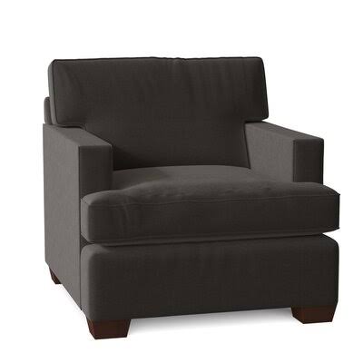 Anastagio 36x22 Wide Armchair Birch Lane Body Fabric: Turbo Iron