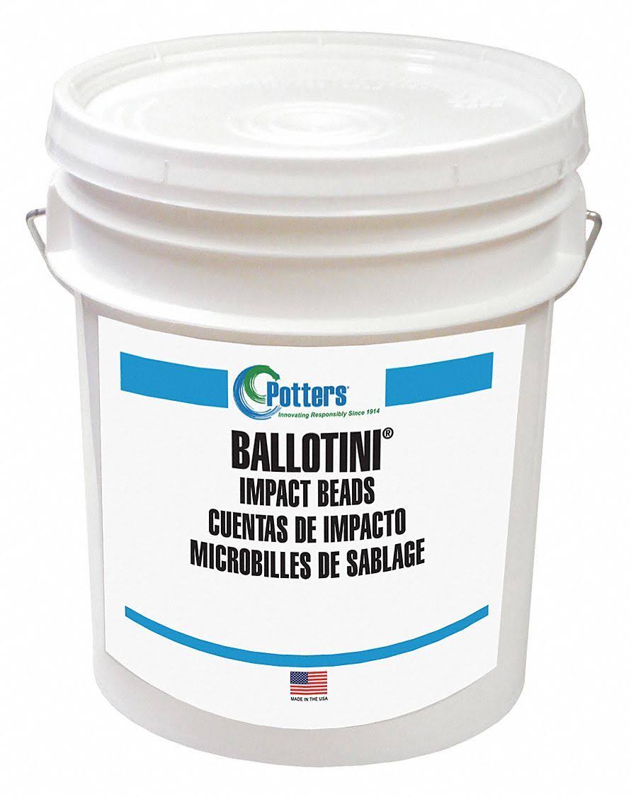 Ballotini Ad (70-140) Blast Media, Glass Beads, Medium