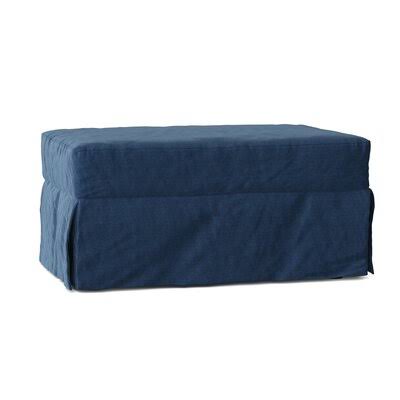 Birch Lane Fairchild 44x22 Rectangle Standard Ottoman Body Fabric: Classic Indigo