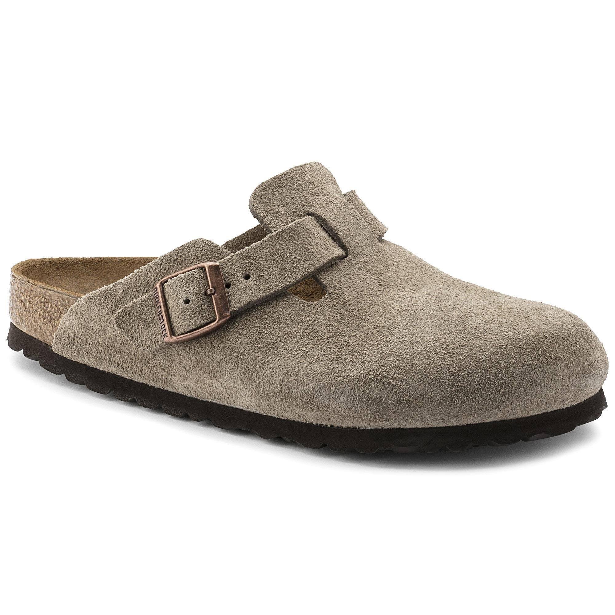 Birkenstock Boston Clog - 45 - Taupe Suede
