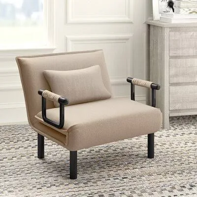 Springdale Convertible Chair Greyleigh Teen Upholstery Color: Beige