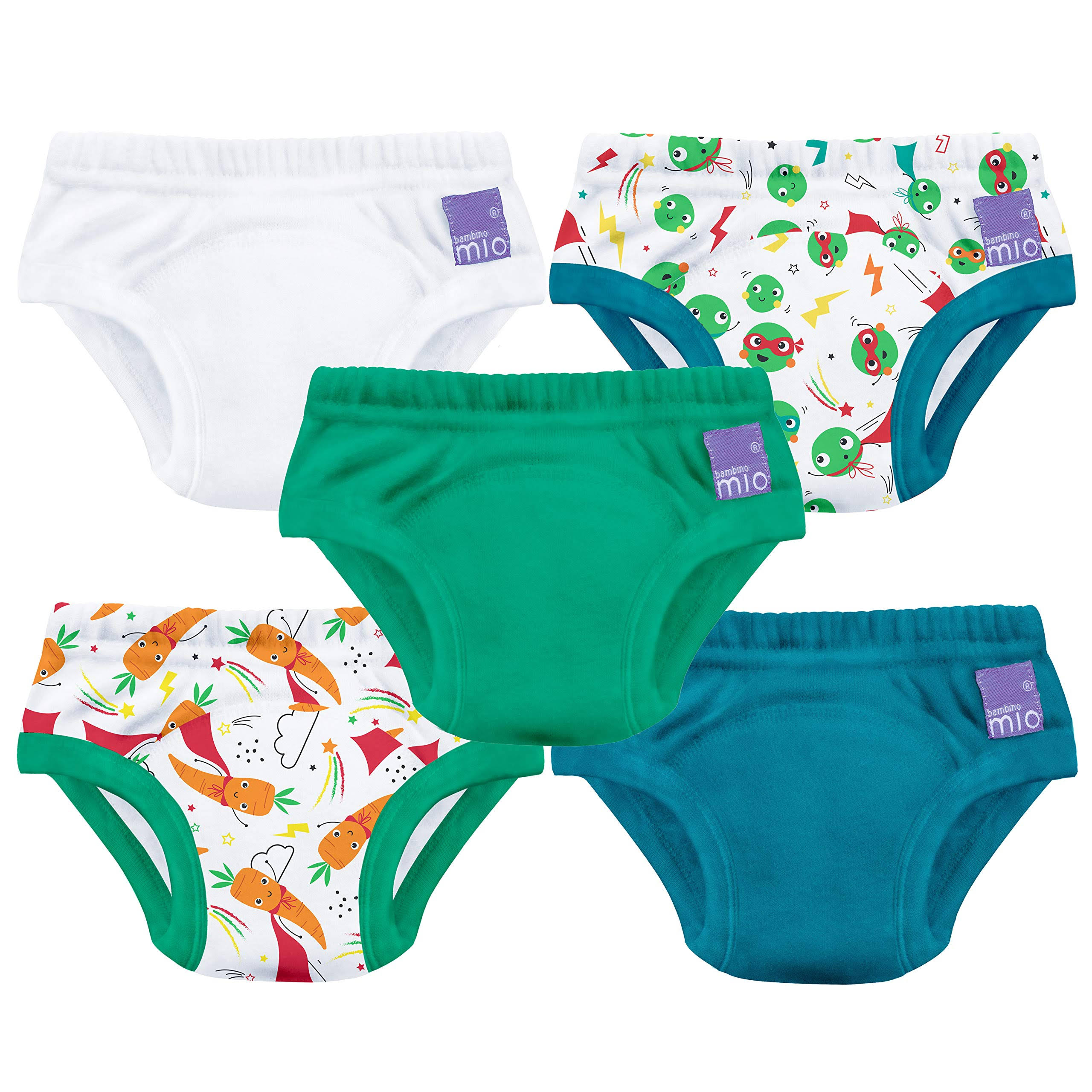 Bambino Mio Potty Training Pants, Captain Carrot, 18-24 Months, 5 Pack