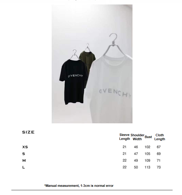 Givenchy FW22 lettering logo print T-shirt White 5.16