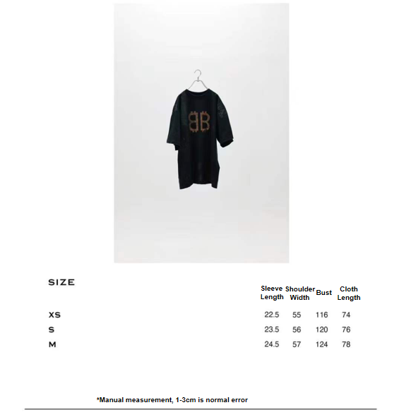 Balenciaga CRYPTO T-SHIRT OVERSIZED IN BLACK FADED 5.23