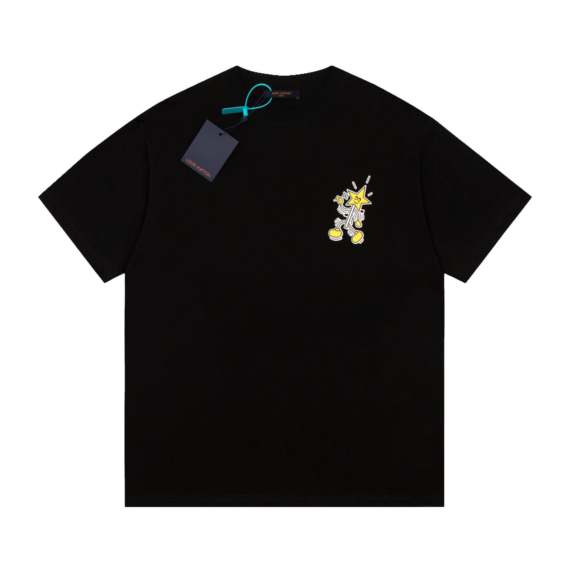 Louis Vuitton 23ss magician series magic wand foam short sleeve black 6.14