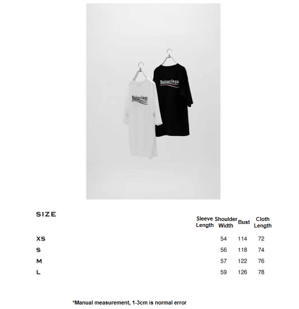 Balenciaga Political Campaign Short Sleeve White 5.16