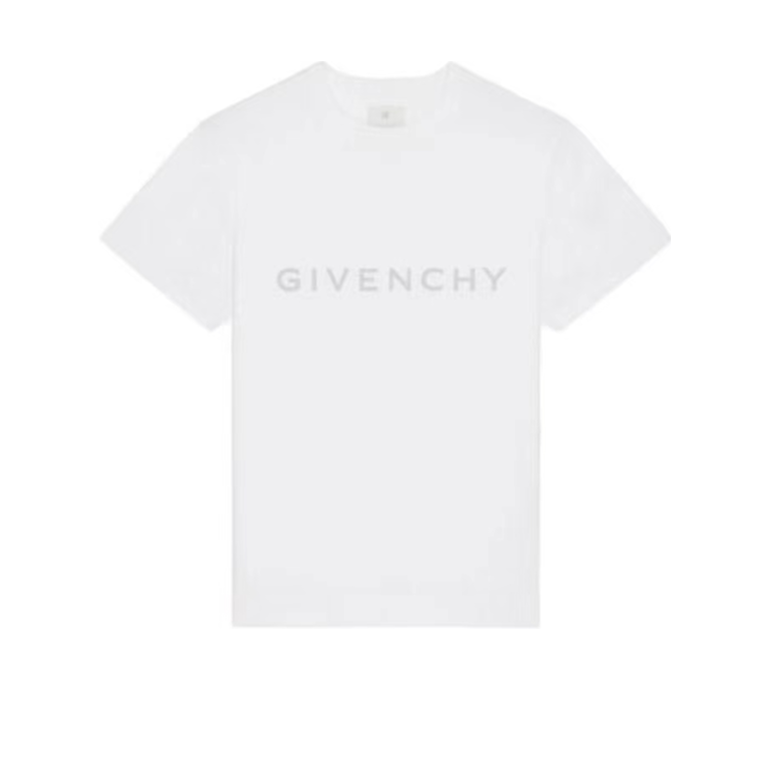 Givenchy FW22 lettering logo print T-shirt White 5.16