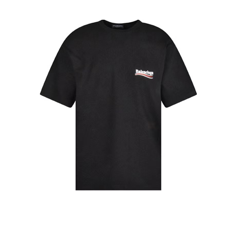 Balenciaga Political Campaign Short Sleeve Black 5.16