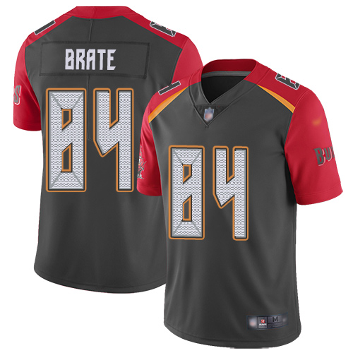 Tampa Bay Buccaneers #84 Cameron Brate Gray Men's Stitched Limited Inverted Legend Jersey Men's
