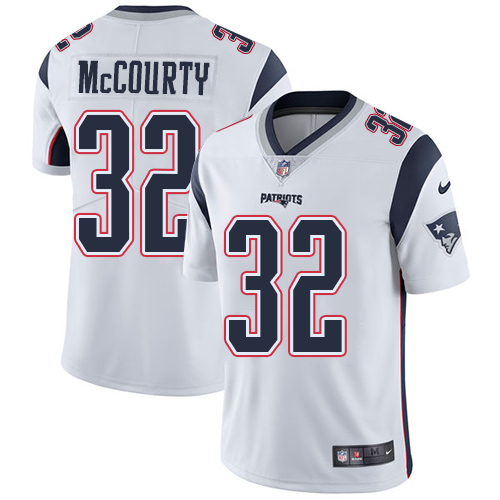 Patriots #32 Devin McCourty White Men's Stitched Vapor Untouchable Limited Jersey