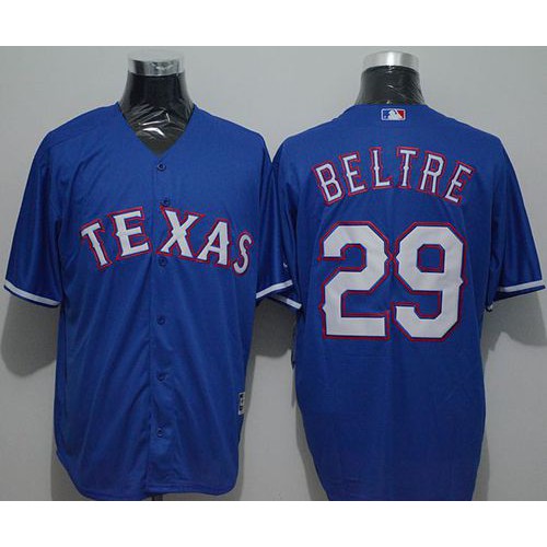 Texas Rangers #29 Adrian Beltre Blue New Cool Base Stitched Jersey Men's