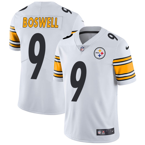 Pittsburgh Steelers #9 Chris Boswell White Youth Stitched Vapor Untouchable Limited Jersey Youth
