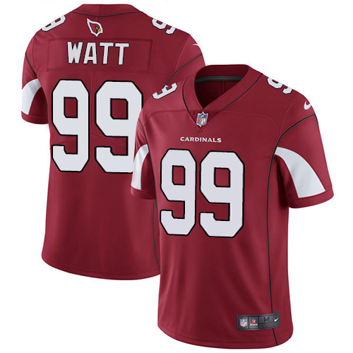 Cardinals #99 J.J. Watt Red Team Color Men's Stitched Vapor Untouchable Limited Jersey