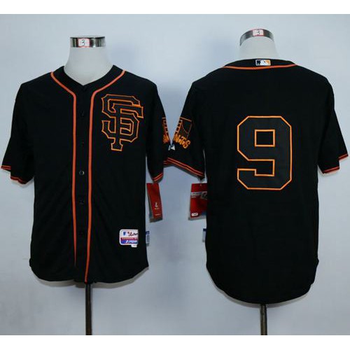 San Francisco Giants #9 Matt Williams Black Alternate Cool Base Stitched Jersey Men's