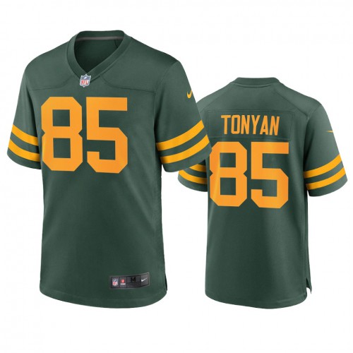 Green Bay Green Bay Packers #85 Robert Tonyan Men's Alternate Game Player Jersey - Green Men's