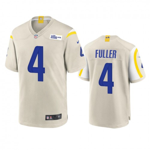 Los Angeles Los Angeles Rams #4 Jordan Fuller Men's Game Jersey - Bone Men's