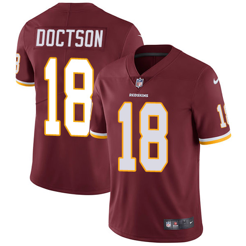 Washington Commanders #18 Josh Doctson Burgundy Red Team Color Youth Stitched Vapor Untouchable Limited Jersey Youth