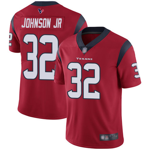Houston Texans #32 Lonnie Johnson Jr. Red Alternate Men's Stitched Vapor Untouchable Limited Jersey Men's