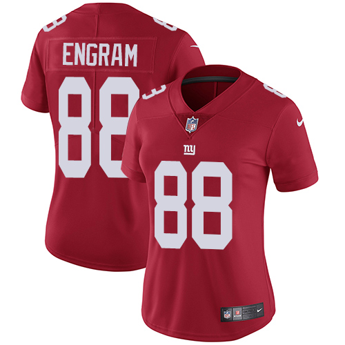 New York Giants #88 Evan Engram Red Alternate Women's Stitched Vapor Untouchable Limited Jersey Womens