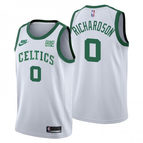 Boston Boston Celtics #0 Josh Richardson Womens Releases Classic Edition 75th Anniversary Jersey White Womens