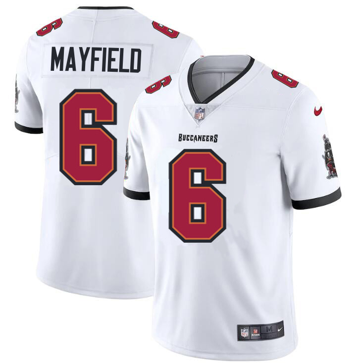Tampa Bay Buccaneers #6 Baker Mayfield Youth White Vapor Limited Jersey