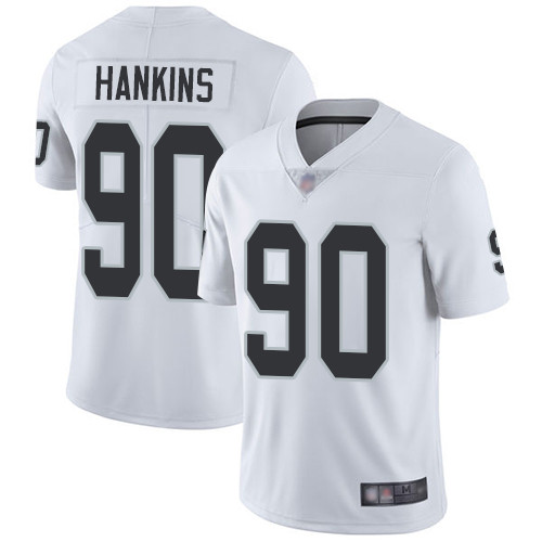 Las Vegas Raiders #90 Johnathan Hankins White Men's Stitched Vapor Untouchable Limited Jersey Men's