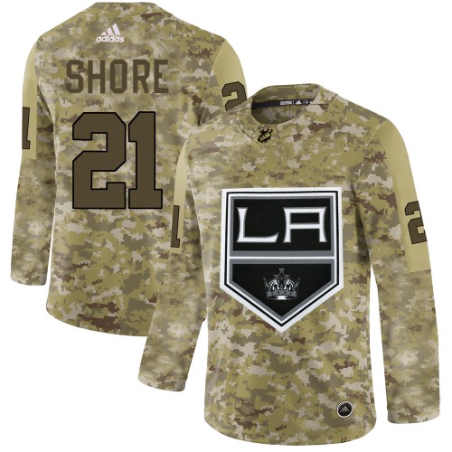 Adidas Los Angeles Kings #21 Nick Shore Camo Authentic Stitched Jersey Men's