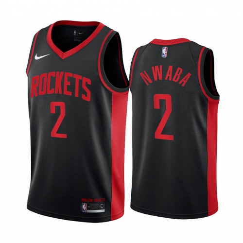 Houston Houston Rockets #2 David Nwaba Black Youth Swingman 2020-21 Earned Edition Jersey Youth