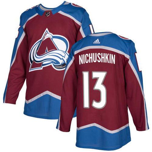 Adidas Colorado Avalanche #13 Valeri Nichushkin Burgundy Youth Home Authentic Stitched Jersey Youth