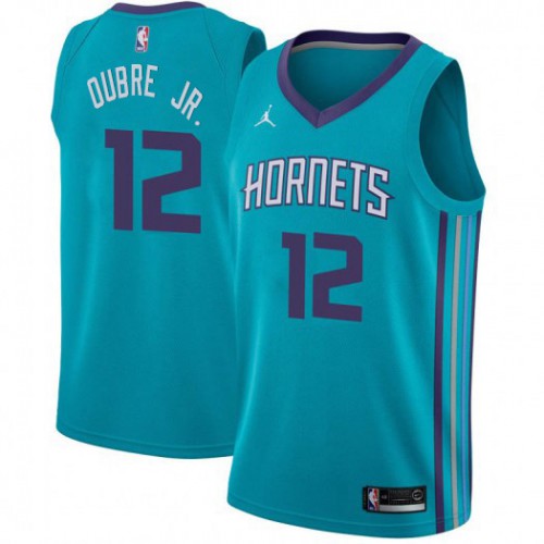 Charlotte Hornets #12 Kelly Oubre Jr. Youth Teal Jordan Swingman Icon Edition Jersey Youth