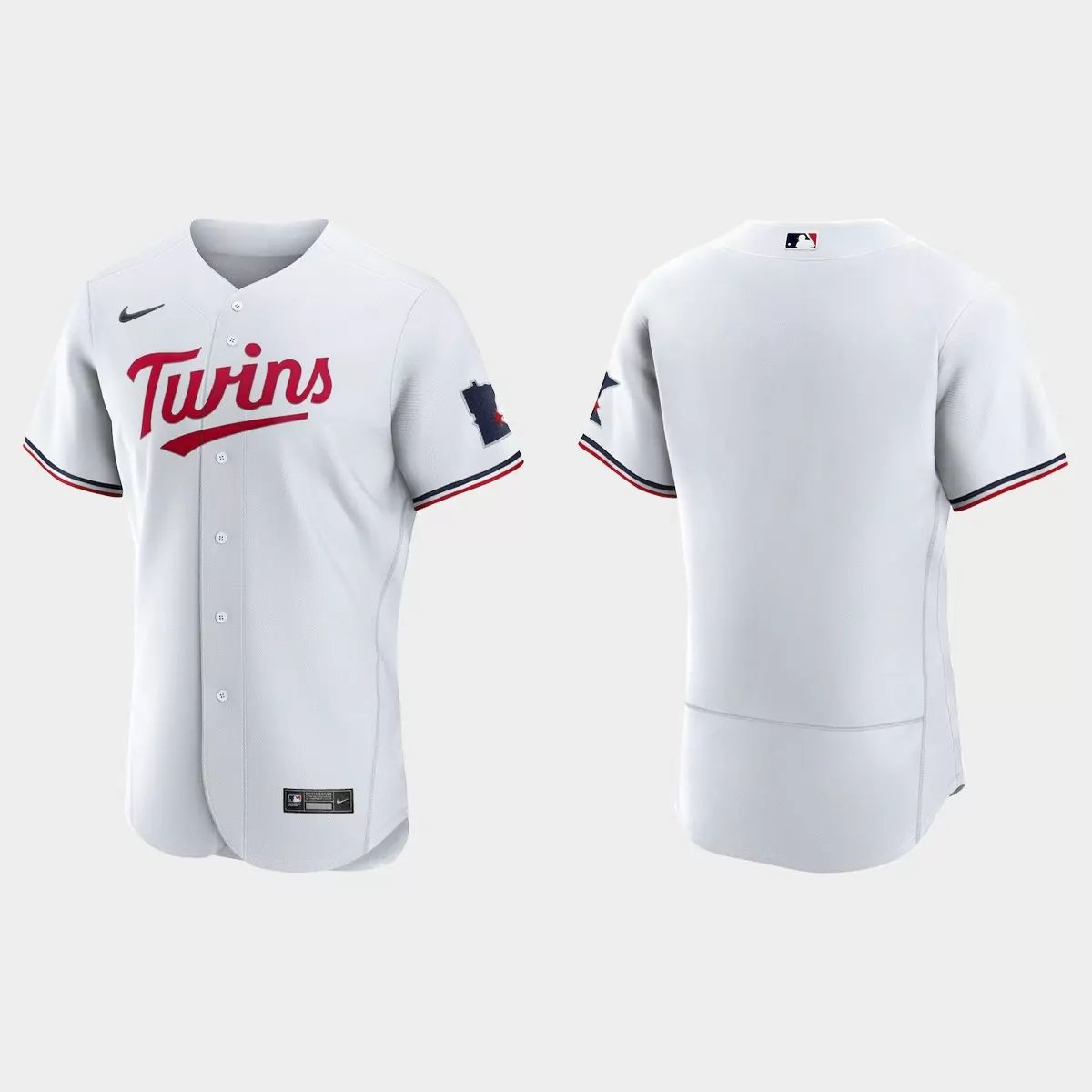 Minnesota Twins Blank Men's 2023 Authentic Jersey - White