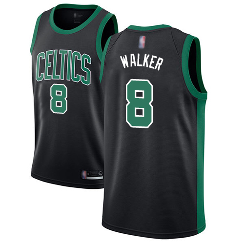 Boston Celtics #8 Kemba Walker Black Womens Swingman Statement Edition Jersey Womens