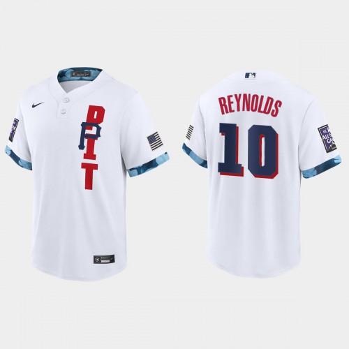 Pittsburgh Pittsburgh Pirates #10 Bryan Reynolds 2021 All Star Game Fan's Version White Jersey Men's