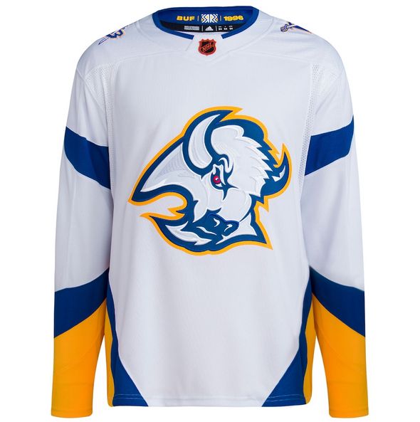 Buffalo Sabres Blank Men's Adidas Reverse Retro 2.0 Authentic Player Jersey - White