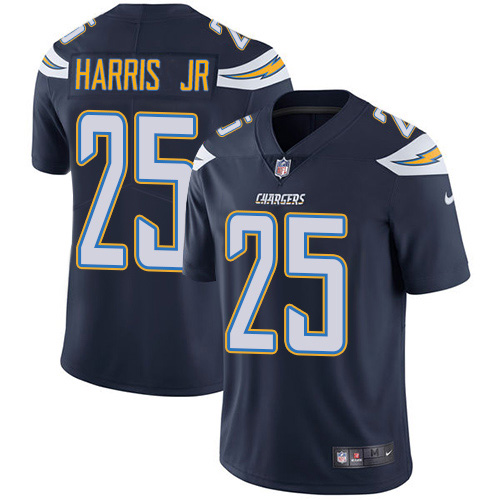 Los Angeles Chargers #25 Chris Harris Jr Navy Blue Team Color Youth Stitched Vapor Untouchable Limited Jersey Youth