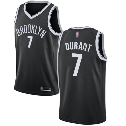 Brooklyn Nets #7 Kevin Durant Black Youth Swingman Icon Edition Jersey Youth