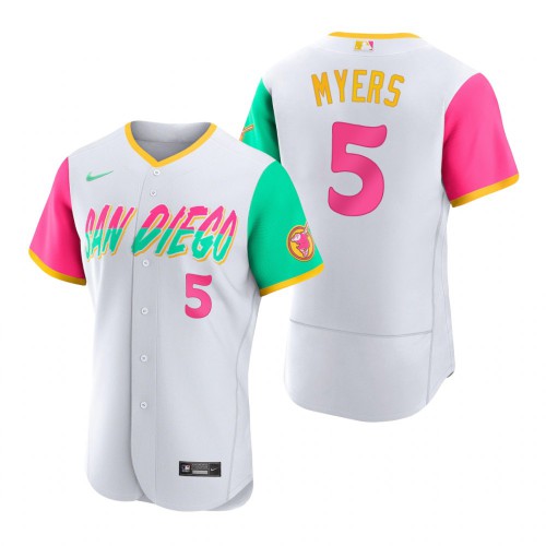 San Diego San Diego Padres #5 Wil Myers 2022 City Connect Men's Authentic Jersey - White Men's