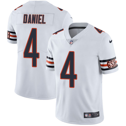 Chicago Bears #4 Chase Daniel White Men's Stitched Vapor Untouchable Limited Jersey Men's