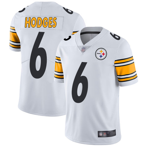 Pittsburgh Steelers #6 Devlin Hodges White Men's Stitched Vapor Untouchable Limited Jersey Men's