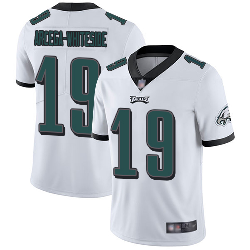 Philadelphia Eagles #19 JJ Arcega-Whiteside White Youth Stitched Vapor Untouchable Limited Jersey Youth