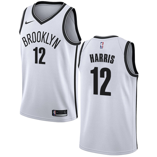 Brooklyn Nets #12 Joe Harris White Swingman Association Edition Jersey Mens