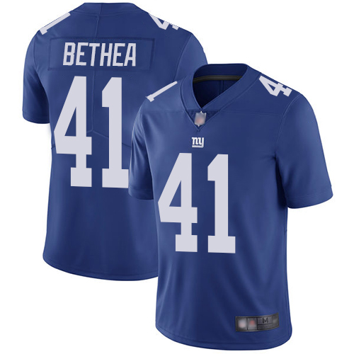 New York Giants #41 Antoine Bethea Royal Blue Team Color Men's Stitched Vapor Untouchable Limited Jersey Men's
