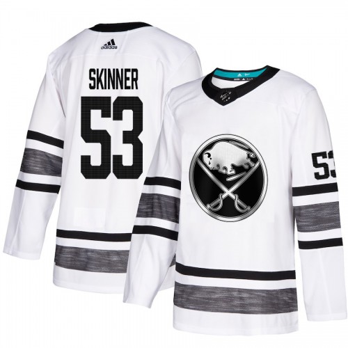 Adidas Buffalo Sabres #53 Jeff Skinner White Authentic 2019 All-Star Youth Stitched Jersey Youth